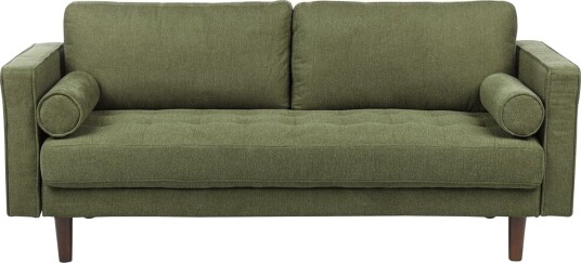 Babur Sofa 3 seter Grønn/Mørkt tre