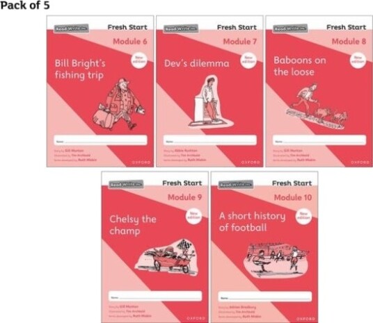 Read Write Inc. Fresh Start: 2024 Modules 6 10 Pack of 5