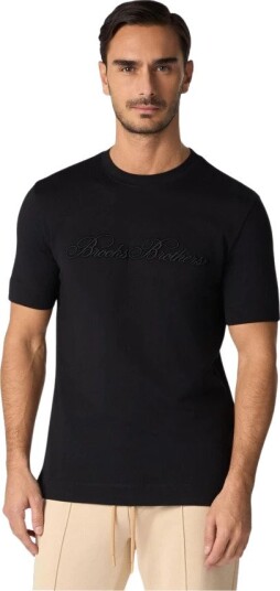 Brooks Brothers, Herre, Topper, Svart, XL,