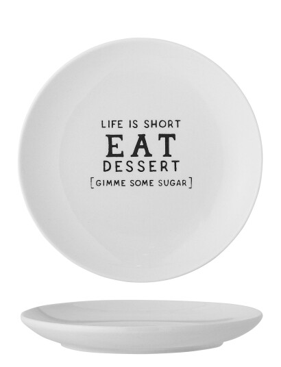 Bloomingville Wendy Plate - White - Ø 15 cm Bloomingville Wendy Plate - White - Ø 15 cm