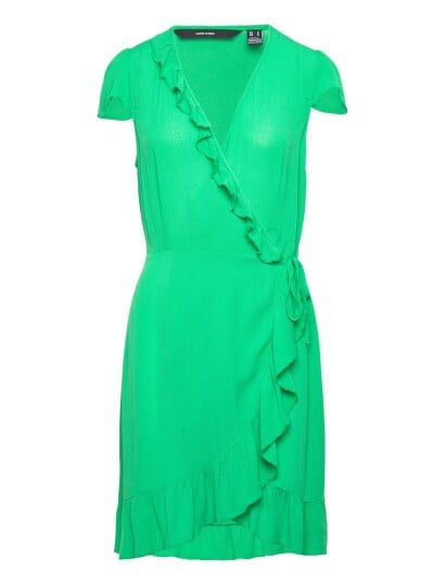 Vero Moda | Vmmenny Short C/S  Wrap Dress Wvn Ga | XS