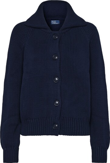 Polo Ralph Lauren Cotton Blend Buttoned Cardigan Navy XL