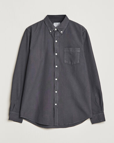Colorful Standard Classic Organic Oxford Button Down Shirt Lava Grey