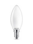 E14 Philips LED Classic E14 LED-lyspærer 4.3W (40W) (Lys, Frostet)