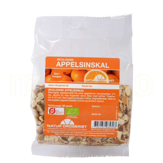 Natur Drogeriet Natur-Drogeriet Appelsinskall Søt, Skåret Ø 80g