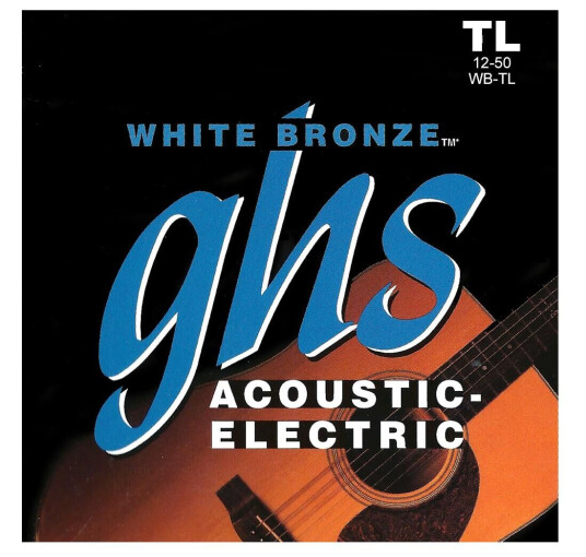 Ghs Wb-Tl Akk.Gitar Hvit Bronze 012-050 Ghs Wb-Tl Akk.Gitar Hvit Bronze 012-050