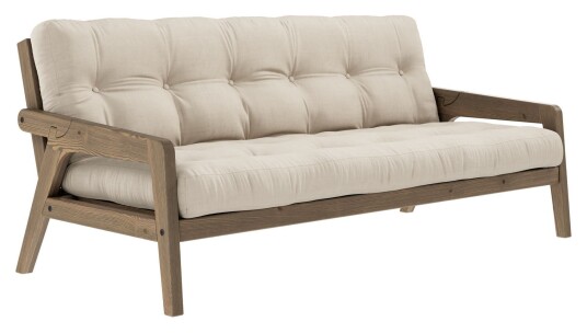 Karup Design Grab Sovesofa, Brunlakkert furu, Beige 1727941-04-0 1727941-17-0 Karup Design Grab Sovesofa, Brunlakkert furu, Beige 1727941-04-0 1727941-17-0