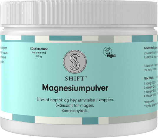 Gram Shift Magnesiumpulver 120 gram Gram Shift Magnesiumpulver 120 gram