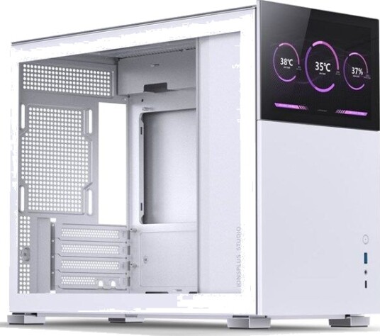 Jonsbo D31 Midi Tower Kabinett Hvit med Herdeglass for ITX og Micro-ATX Jonsbo D31 Midi Tower Kabinett Hvit med Herdeglass for ITX og Micro-ATX