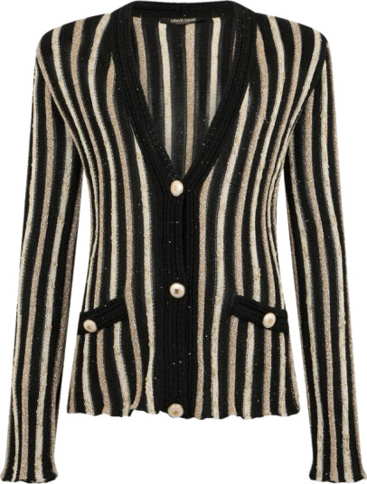 Roberto Cavalli Dame Strikkevarer Svart S, Roberto Cavalli Dame Strikkevarer Svart S,
