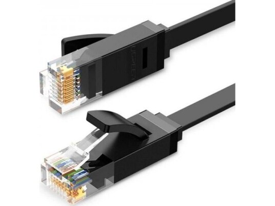 Ugreen Ugreen Ethernet Rj45 Flat Nettverkskabel Cat.6 Utp 10M (Svart)