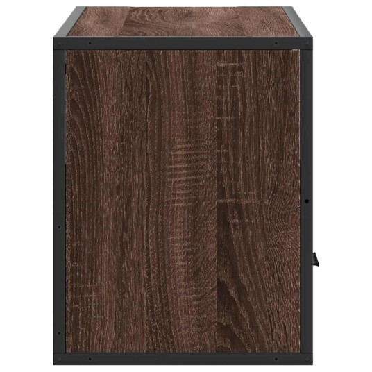 TV-benk brun eik 80x31x39,5 cm konstruert tre og metall 8721102839825 TV-benk brun eik 80x31x39,5 cm konstruert tre og metall 8721102839825