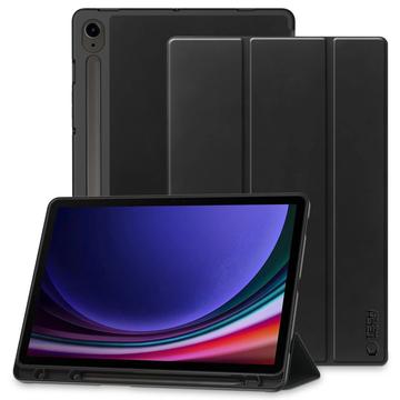Tech-Protect Samsung Galaxy Tab S9/S9 FE/S10 FE/S10 Lite SmartCase Pen Tri-Fold Folio-deksel Svart