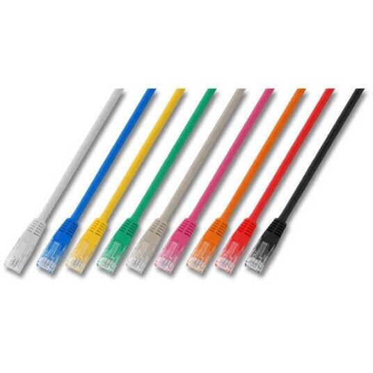 EFB ELEKTRONIK Patchkabel - Cat.6 UTP - 2,0 m RJ45 nettverkskabel Sort