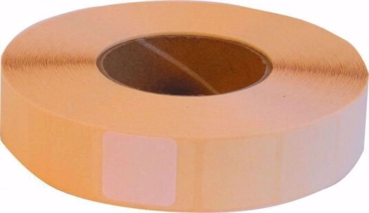 Klistrelapp hvit 12x14mm Klistrelapp hvit 12x14mm