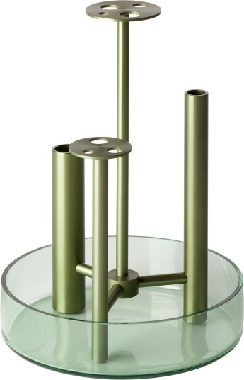 Fritz Hansen Ikeru Vase Aluminium/forest Green High Vaser Jaime Hayón Grønn