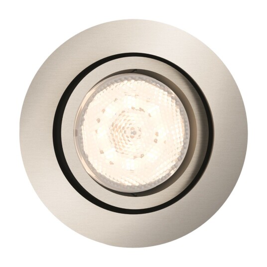 PHILIPS SHELLBARK INNFELT 3X4,5W SPOTLYS NIKKEL 5020117P0
