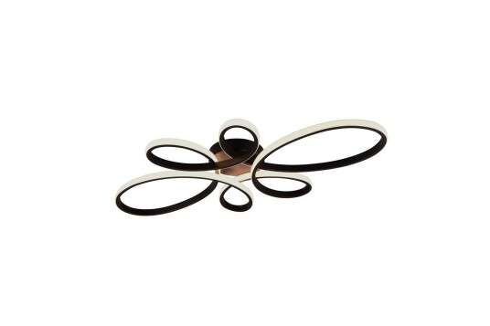 Trio Lighting Taklampe Fly 83 cm Matt svart