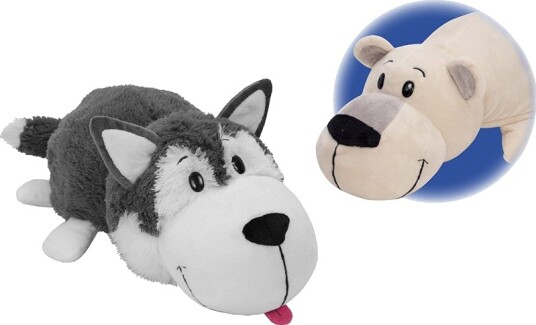 Flipazoo Mushmillow Plysjbamse 30cm Powers Isbjørn Hero Husky