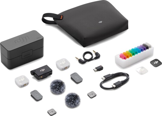 DJI Mic Mini 2 Trådløs Mikrofon med Ladeetui og Støyreduksjon