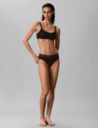 Calvin Klein Lightly Lined Bralette Black XS
