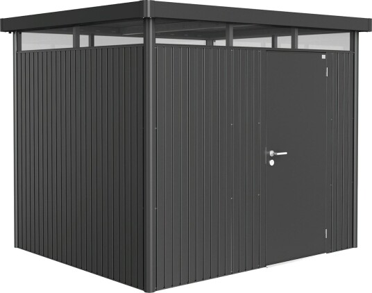 BIOHORT UTEBOD HIGHLINE H3 1 DØR MØRK GRÅ METALLIC