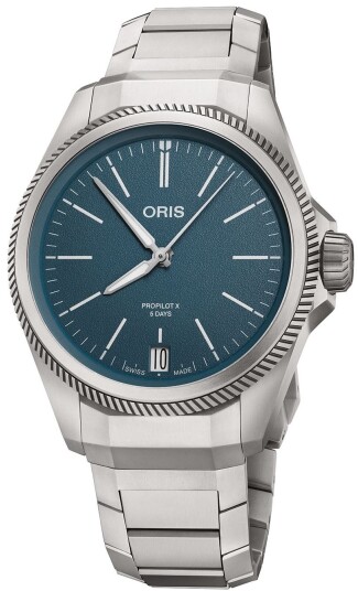Oris Herreklokke 01 400 7778 7155 07 7 20 01TLC Propilot X Blå/Titan