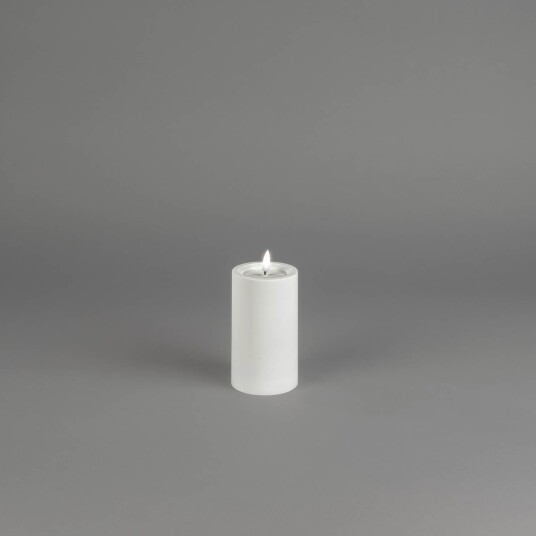 Konstsmide Blockljus vit 12cm