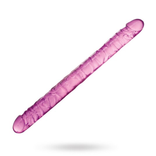 Vuxen 44.5cm Realistic Double Dildo Purple