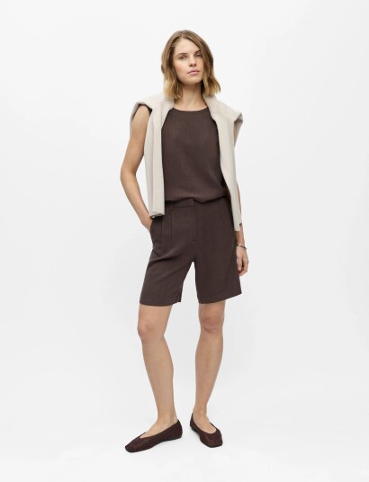 Object Objsanne Mw Lo Shorts Noos Brown 40