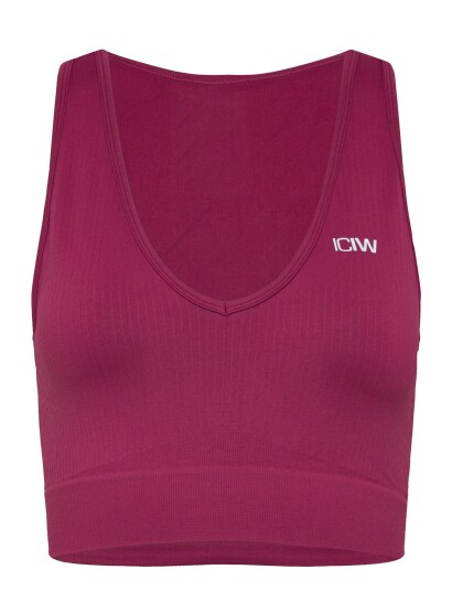 ICANIWILL | Ribbed Define Cropped V Neck Tank W | M ICANIWILL | Ribbed Define Cropped V Neck Tank W | M