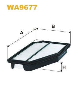 Luftfilter WIX FILTERS WA9677 Luftfilter WIX FILTERS WA9677