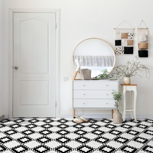 D C Fix Classic Selvklebende Gulvfliser Geometric