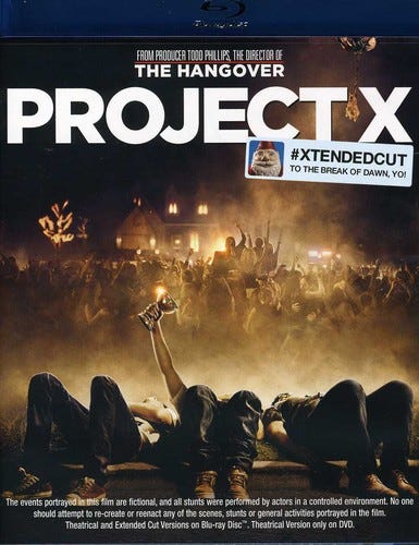 Project X Bluray
