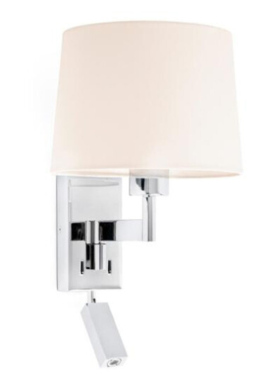 Faro ARTIS Vegglampe Krom/ Beige Faro ARTIS Vegglampe Krom/ Beige
