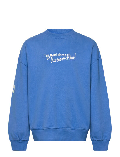 The New Tnpelle Os Sweatshirt Blue 98/104