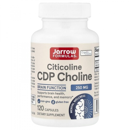 CITICOLINE CDP CHOLINE 250mg 120 kapsler CITICOLINE CDP CHOLINE 250mg 120 kapsler