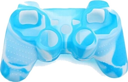 Teknikproffset Silikongrep til PS3-kontroller Camouflage Blue