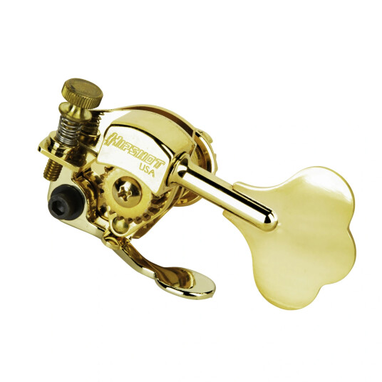 Hipshot He6 - Bass Xtender For Hb6 1/2" Post, Clover Leaf Key - Gull