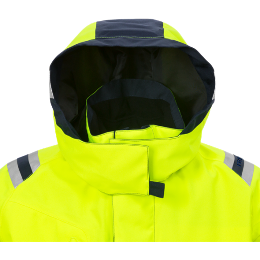 Fristads Vinterparkas Gore-Tex 4989 Gxb, Klass 3 Varsel Gul/marinblå Xs