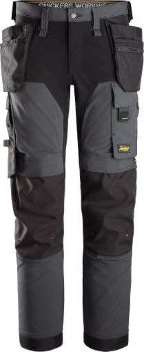 Snickers Workwear 6275-5804 AllroundWork Arbeidsbukse stretch, grå/svart Grå/Svart, Klær