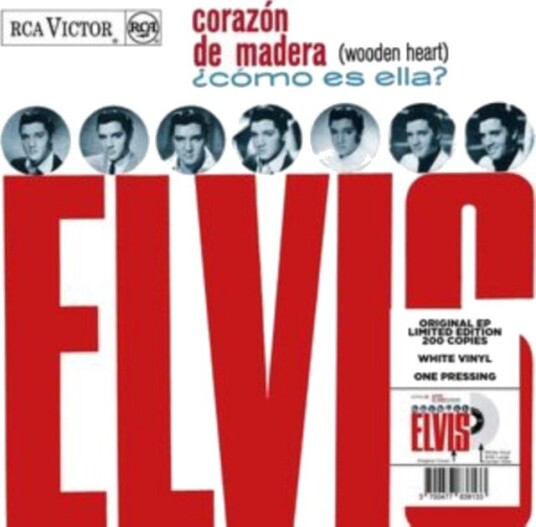 Elvis Presley Corazon De Madera Wooden Heart Uk Vinyl