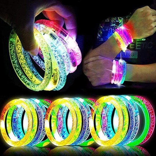 3-Pak - Glowsticks - Blinkende LED Armbånd 3-Pak - Glowsticks - Blinkende LED Armbånd