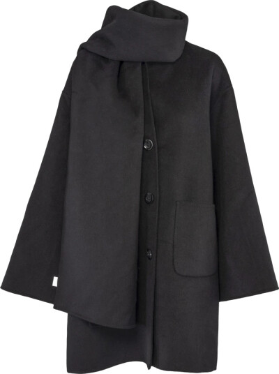 Clermonte Sandy Wool Coat With Scarf Clermonte Sandy Wool Coat With Scarf
