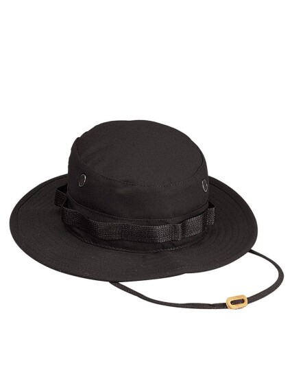Rothco US Boonie / Bully Hat i Ripstop Svart