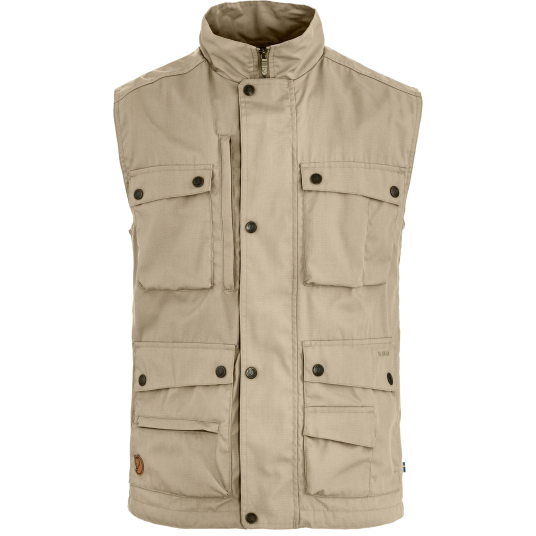 Fjellreven Men"s Reporter Lite Vest Fossil XL Fjellreven Men"s Reporter Lite Vest Fossil XL