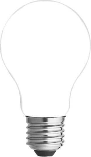 SATIN normalpære matt opal E27 4W dimbar