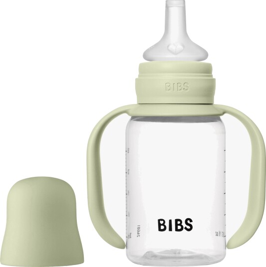 BIBS 150 ml Tåteflaske med Myk Drikketut i Sage for Baby