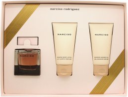 Narciso Rodriguez Narciso Cristal Gavesett 50ml EDP + 50ml Body Lotion + 50ml Dusjgel