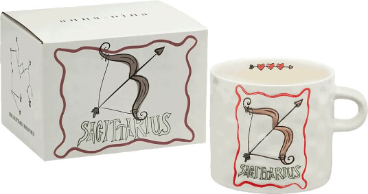 Anna + Nina Zodiac Tea Mug Cream 50 CL